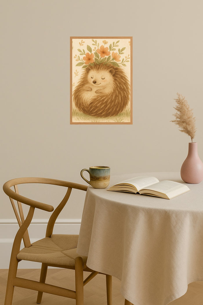 Poster mockup - Single poster in Nordic interior