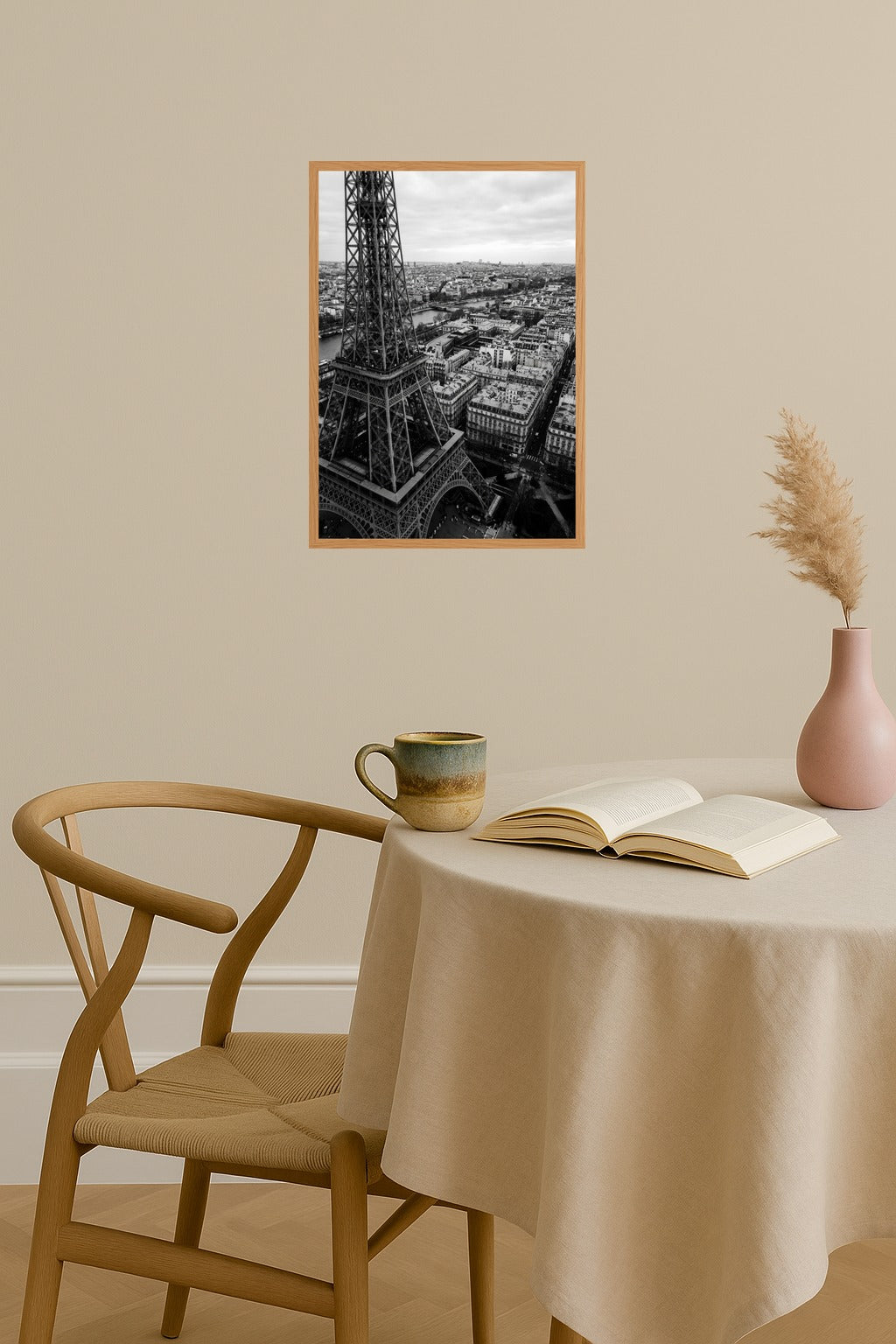 Poster mockup - Single poster in Nordic interior