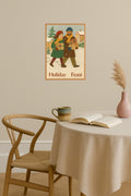 Poster mockup - Single poster in Nordic interior