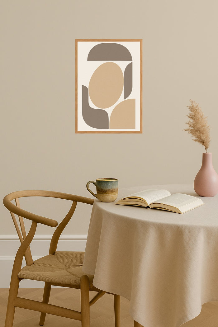 Poster mockup - Single poster in Nordic interior
