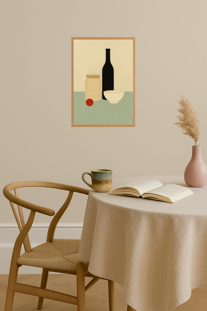 Poster mockup - Single poster in Nordic interior
