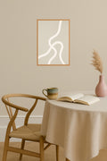 Poster mockup - Single poster in Nordic interior