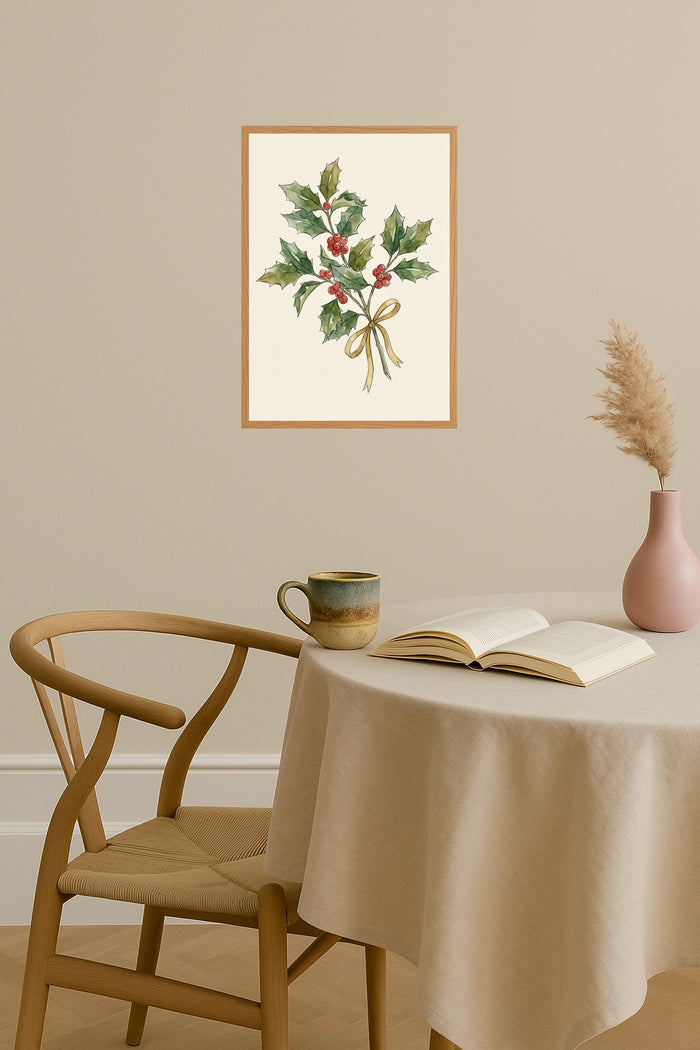 Poster mockup - Single poster in Nordic interior