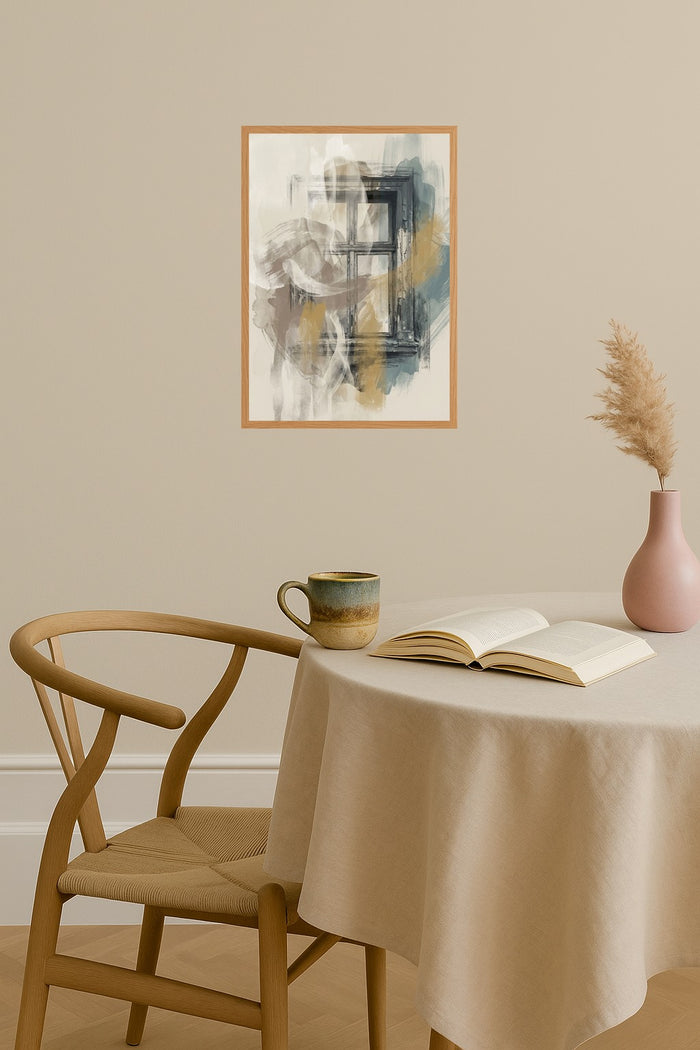 Poster mockup - Single poster in Nordic interior