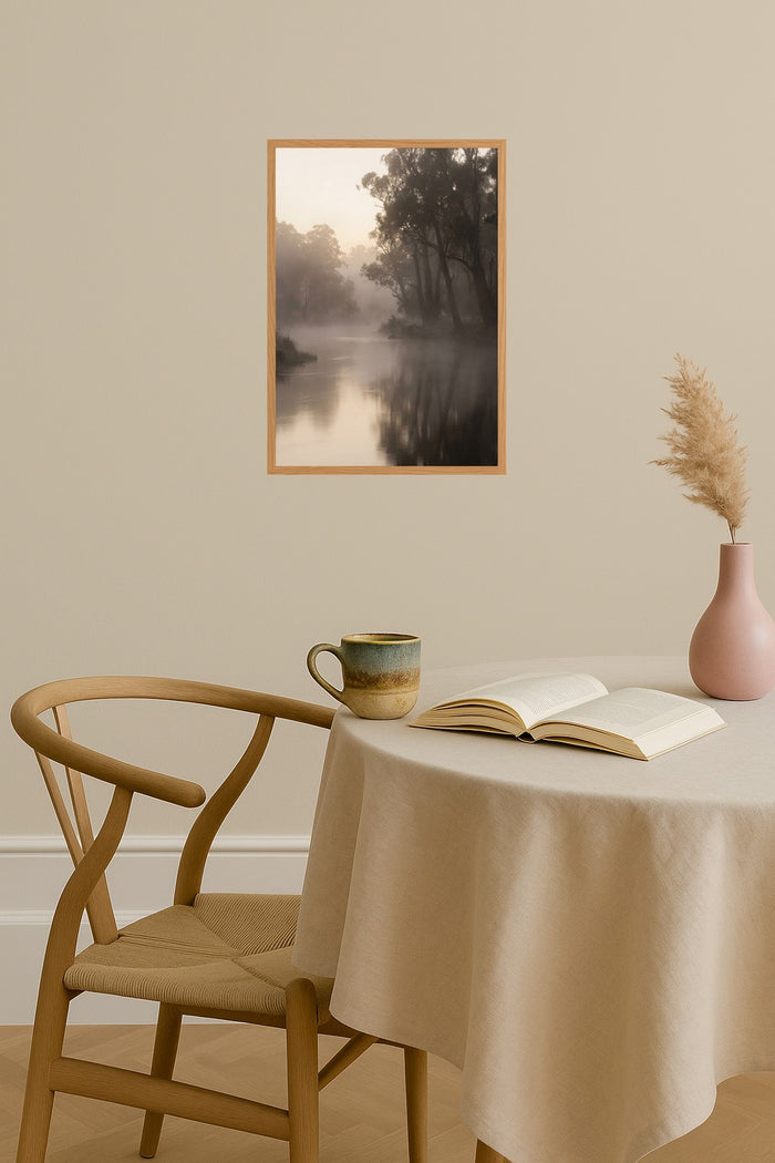 Poster mockup - Single poster in Nordic interior