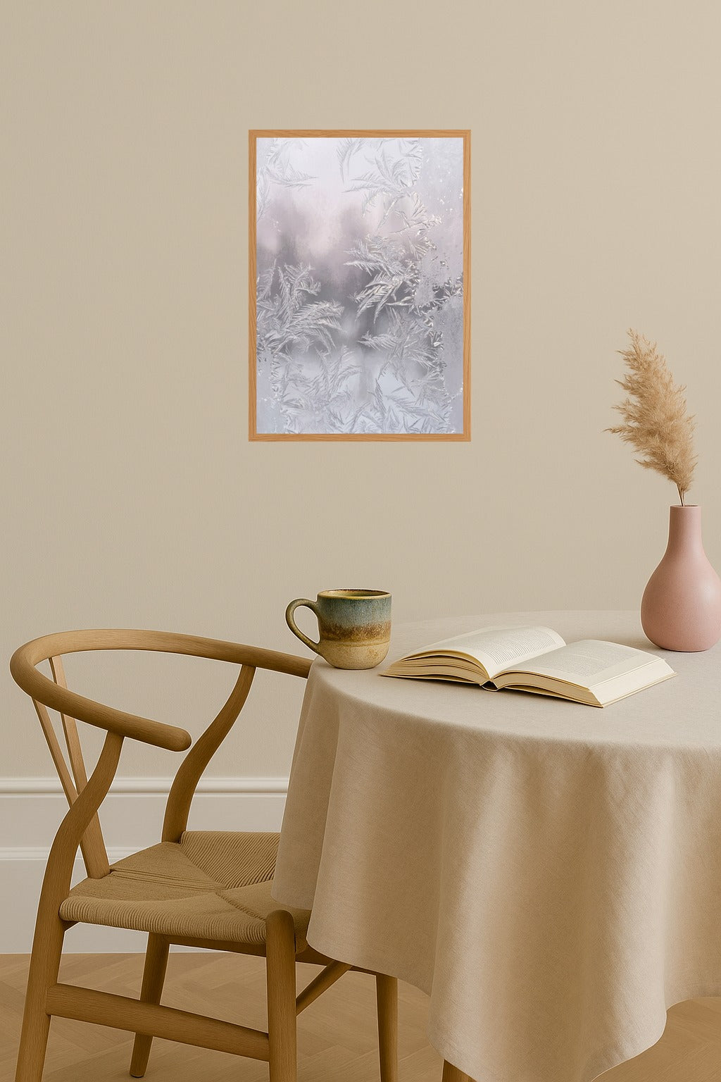 Poster mockup - Single poster in Nordic interior