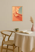Poster mockup - Single poster in Nordic interior