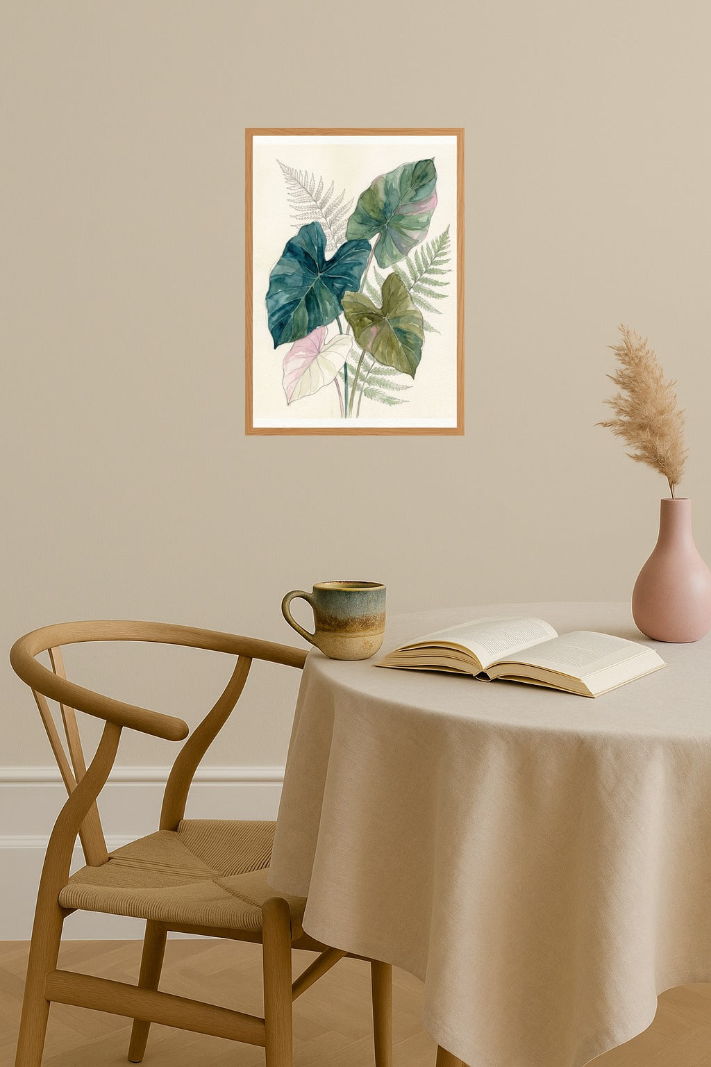 Poster mockup - Single poster in Nordic interior