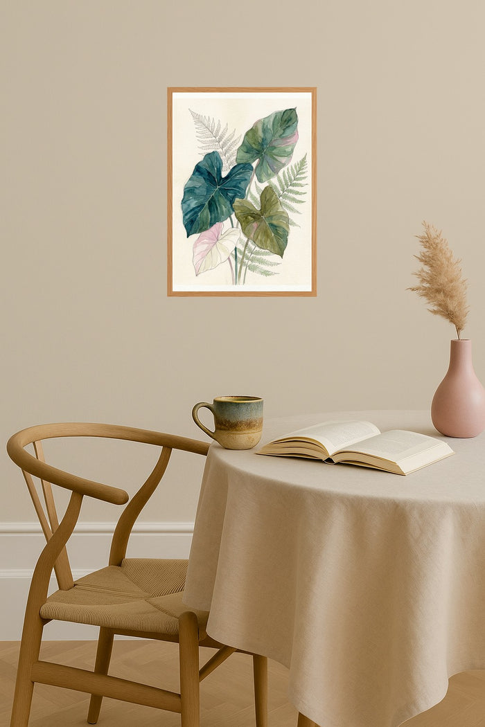 Poster mockup - Single poster in Nordic interior