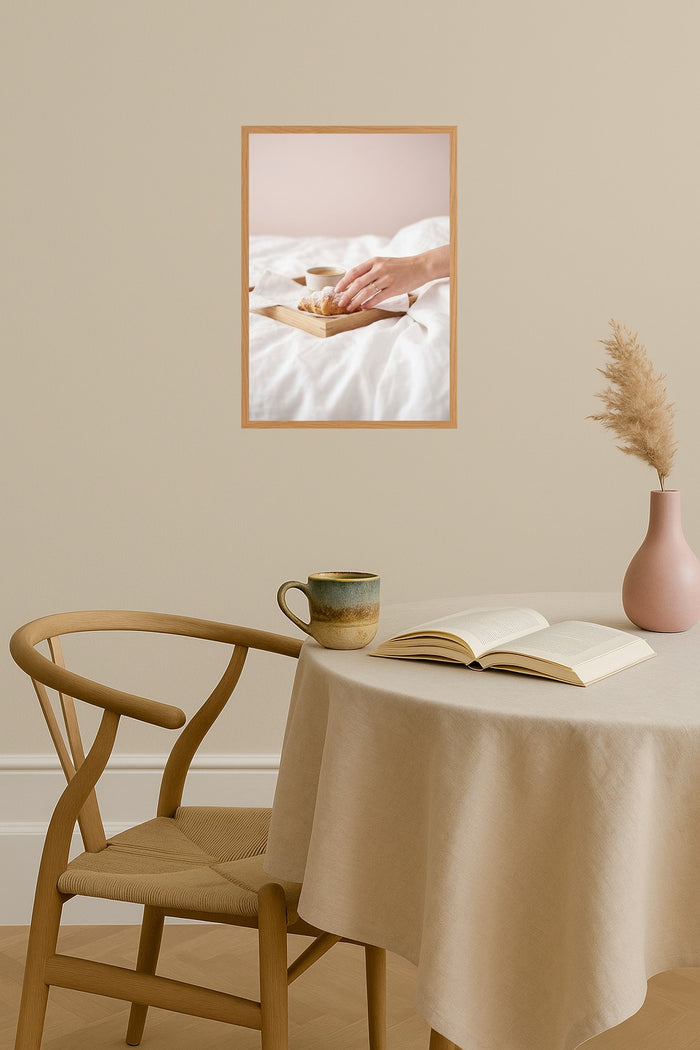 Poster mockup - Single poster in Nordic interior