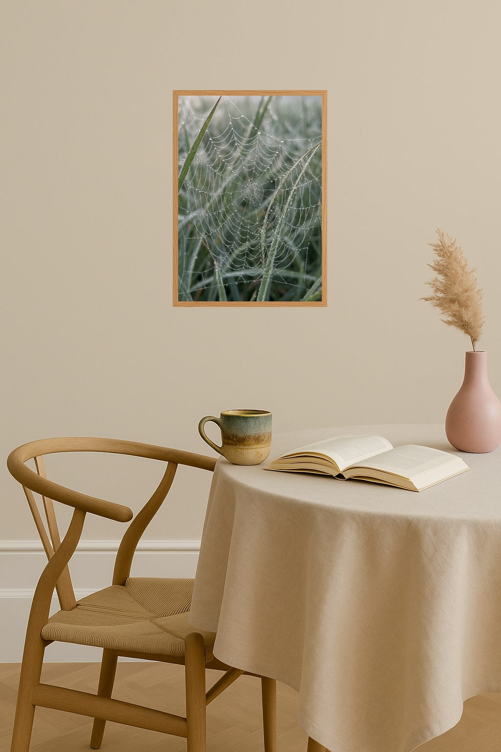 Poster mockup - Single poster in Nordic interior