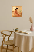 Poster mockup - Single poster in Nordic interior
