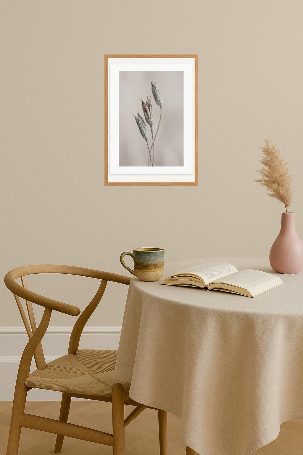 Poster mockup - Single poster in Nordic interior