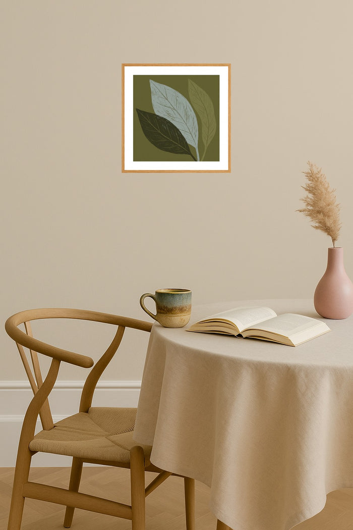 Poster mockup - Single poster in Nordic interior
