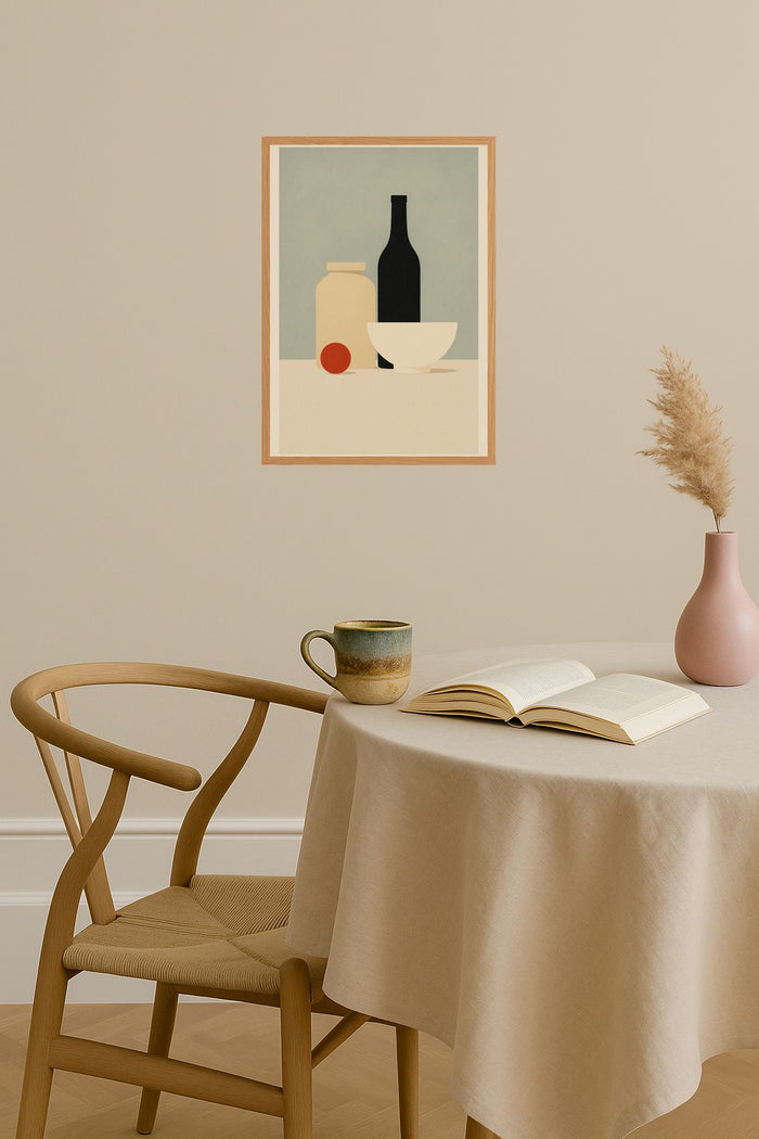 Poster mockup - Single poster in Nordic interior