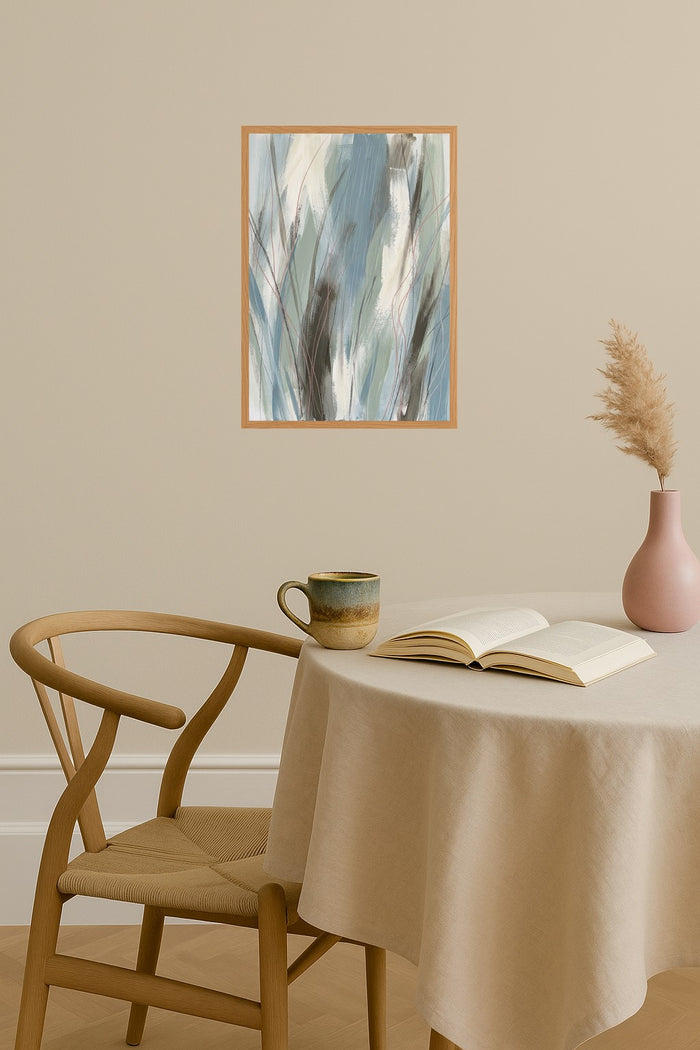 Poster mockup - Single poster in Nordic interior