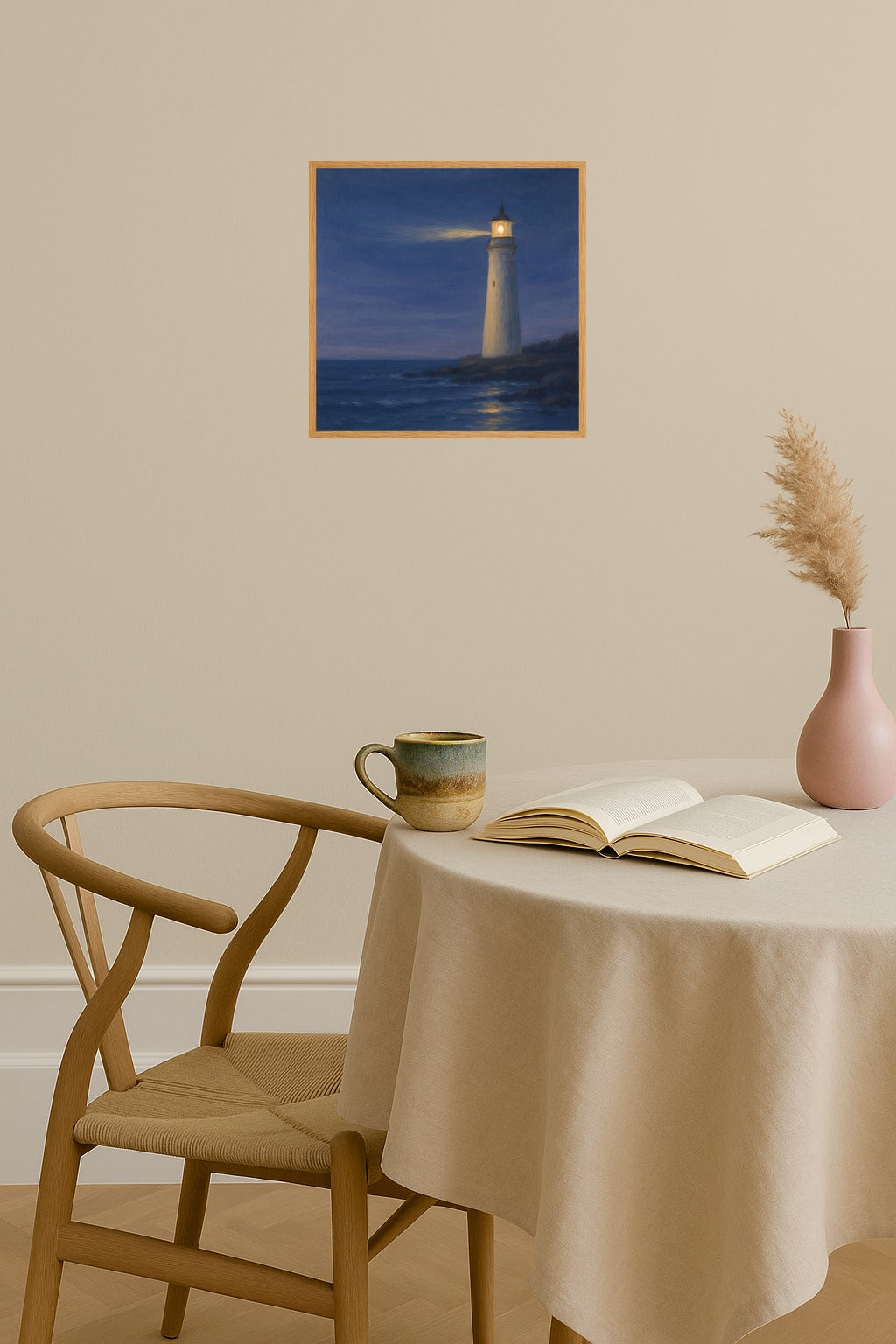 Poster mockup - Single poster in Nordic interior