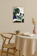 Poster mockup - Single poster in Nordic interior