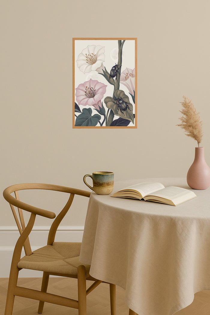 Poster mockup - Single poster in Nordic interior