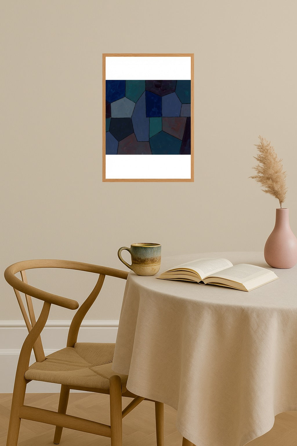 Poster mockup - Single poster in Nordic interior