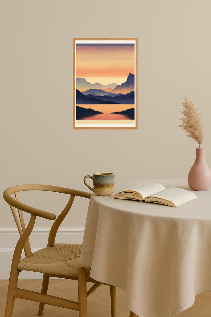 Poster mockup - Single poster in Nordic interior