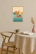 Poster mockup - Single poster in Nordic interior