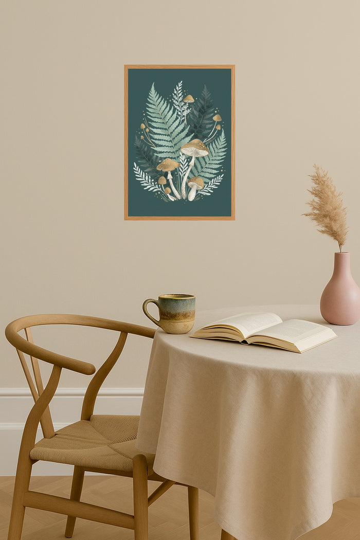 Poster mockup - Single poster in Nordic interior