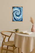 Poster mockup - Single poster in Nordic interior