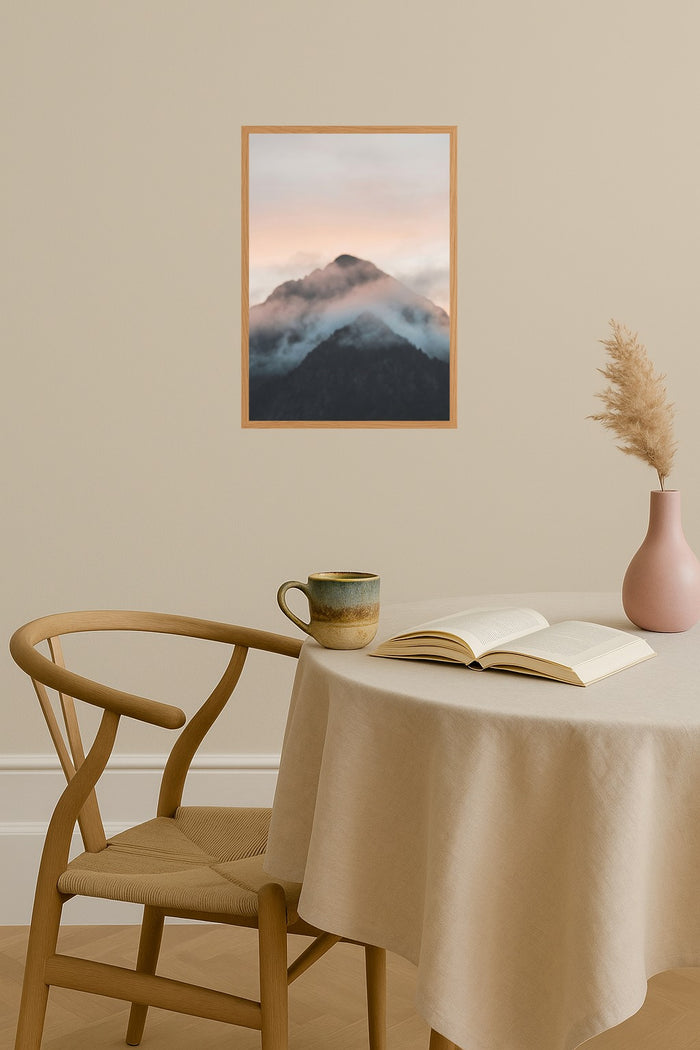 Poster mockup - Single poster in Nordic interior