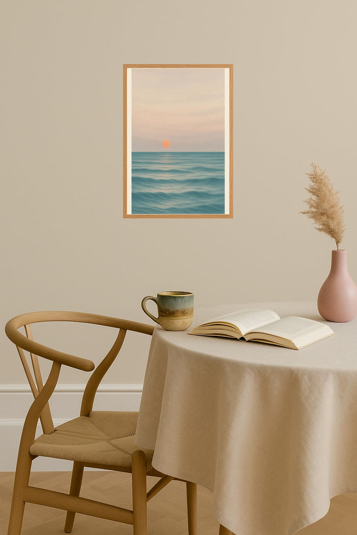 Poster mockup - Single poster in Nordic interior