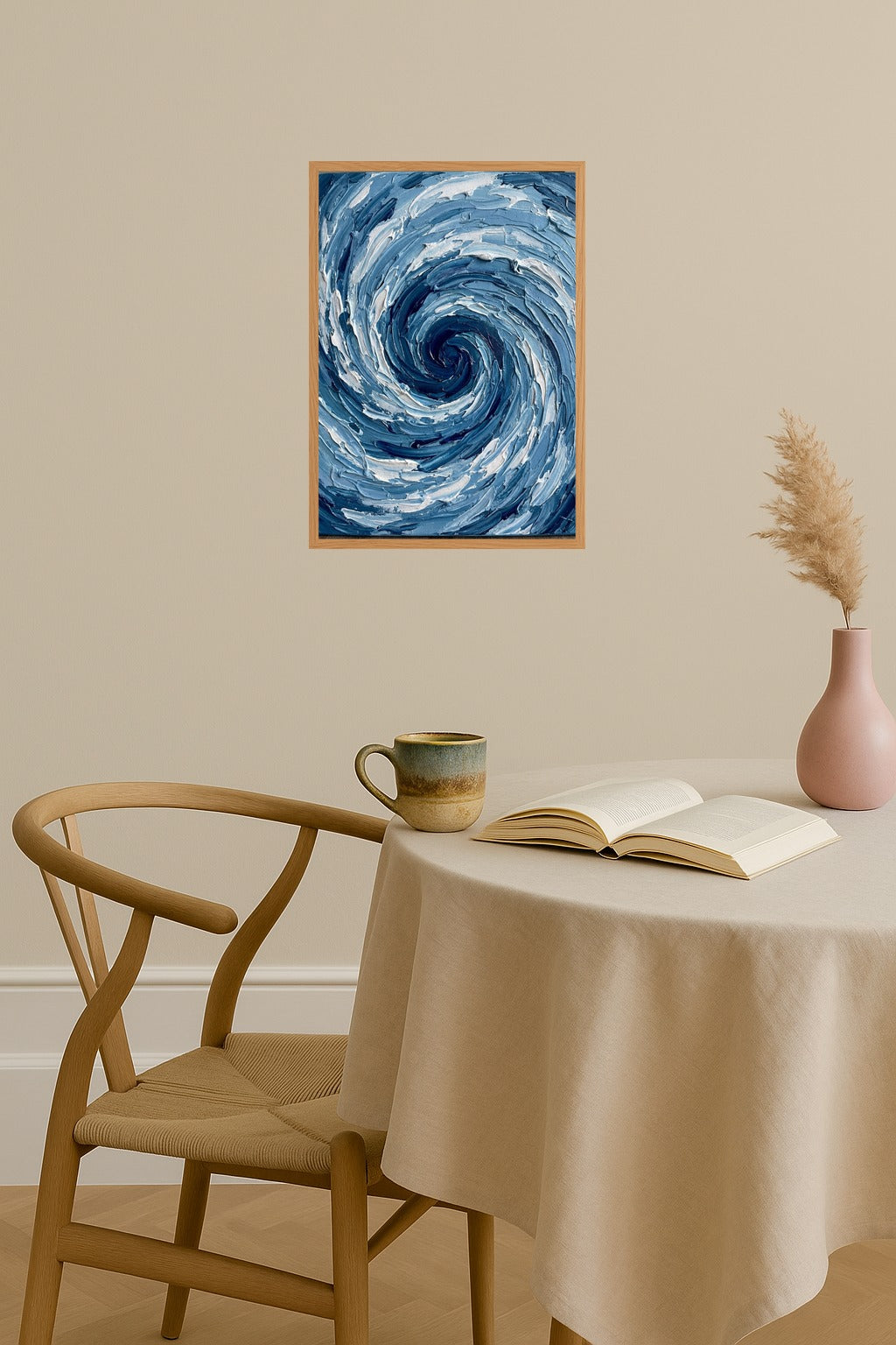Poster mockup - Single poster in Nordic interior