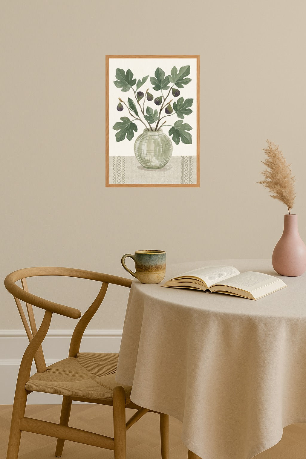 Poster mockup - Single poster in Nordic interior