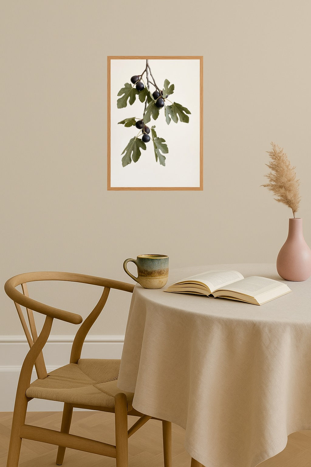 Poster mockup - Single poster in Nordic interior