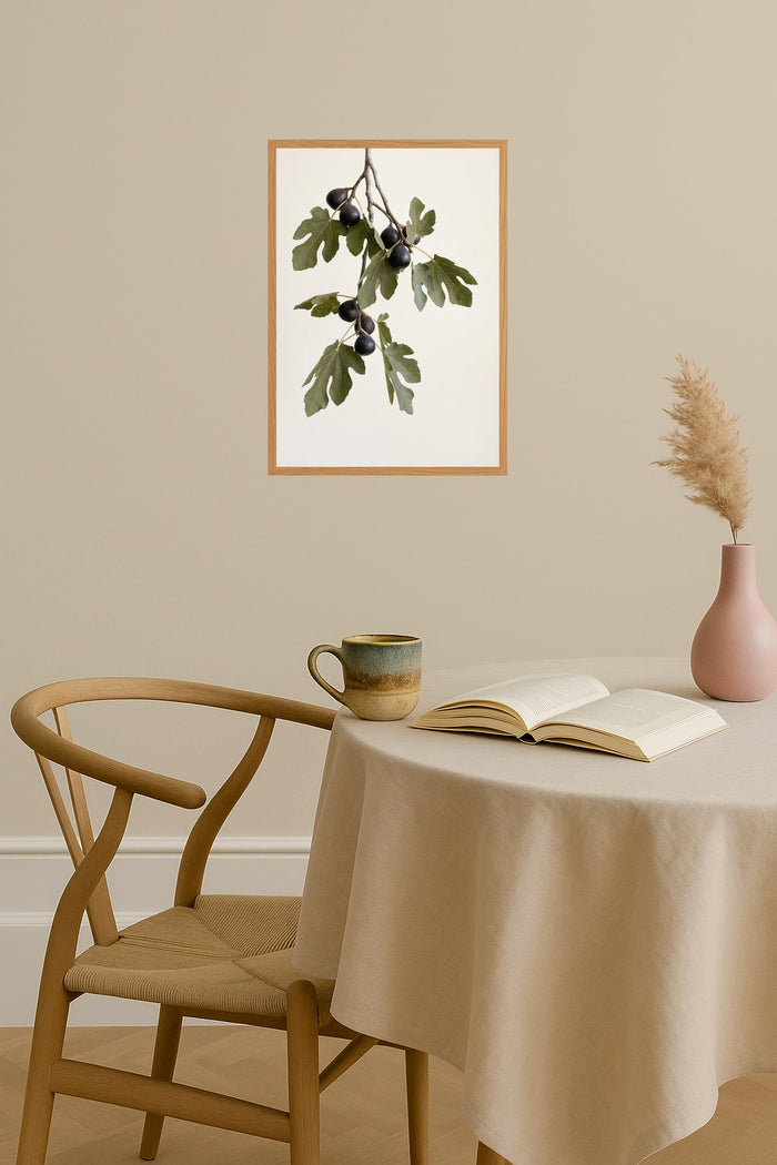 Poster mockup - Single poster in Nordic interior
