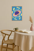Poster mockup - Single poster in Nordic interior