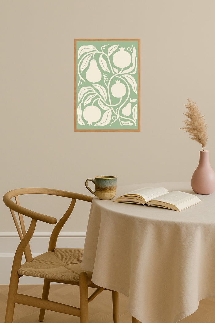 Poster mockup - Single poster in Nordic interior