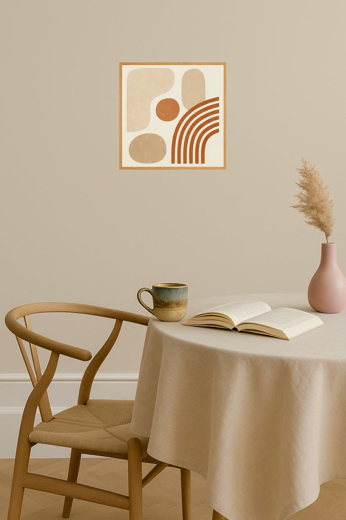 Poster mockup - Single poster in Nordic interior