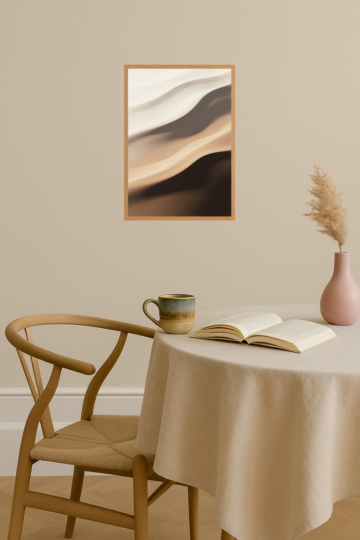 Poster mockup - Single poster in Nordic interior