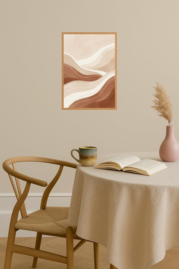Poster mockup - Single poster in Nordic interior