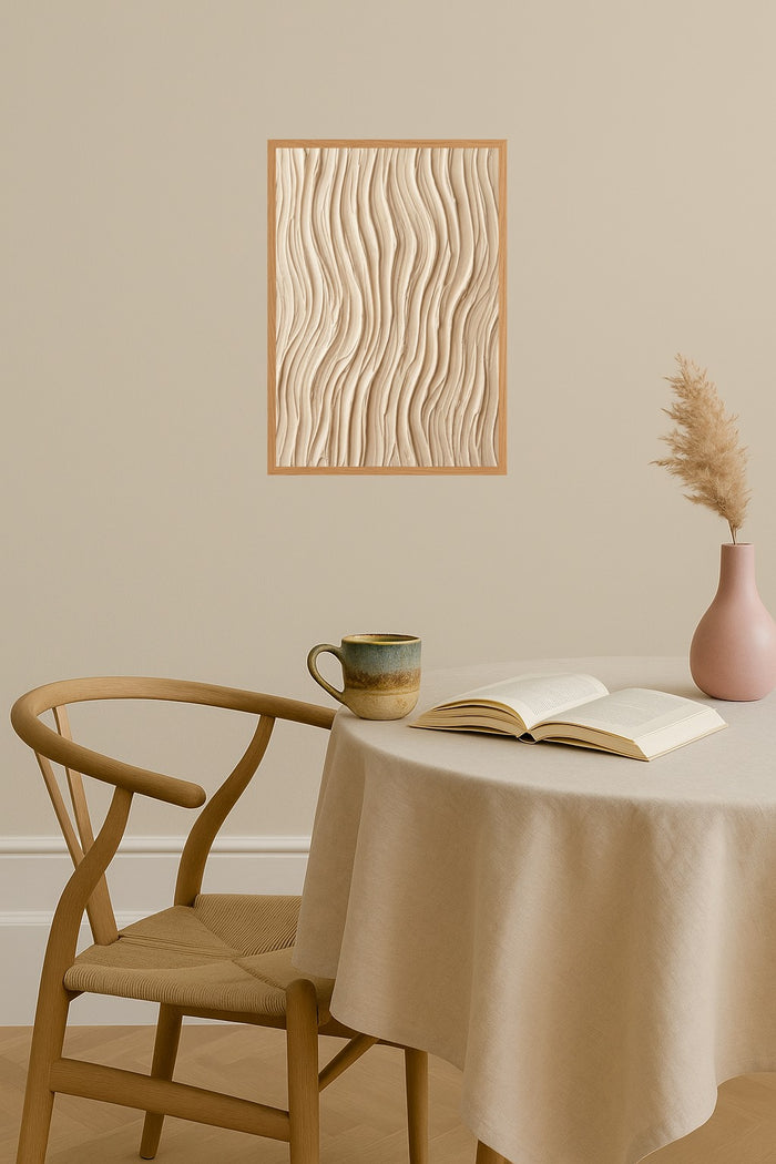 Poster mockup - Single poster in Nordic interior