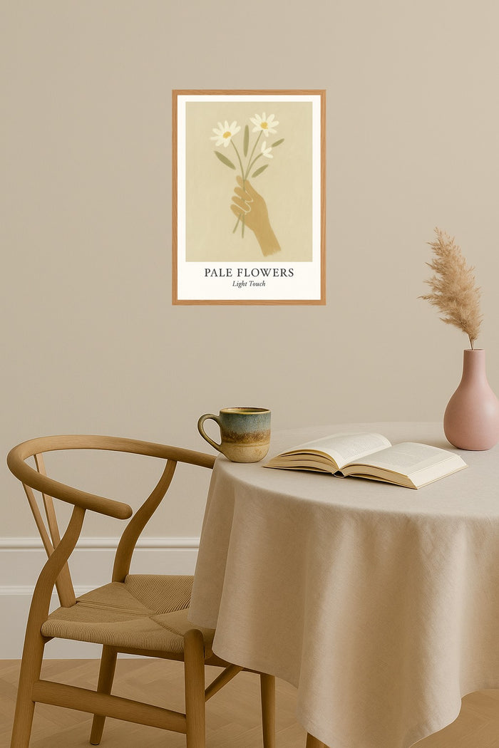 Poster mockup - Single poster in Nordic interior