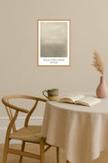 Poster mockup - Single poster in Nordic interior