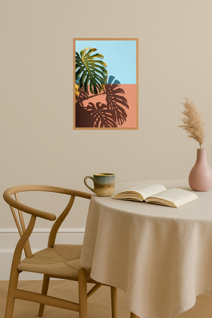 Poster mockup - Single poster in Nordic interior