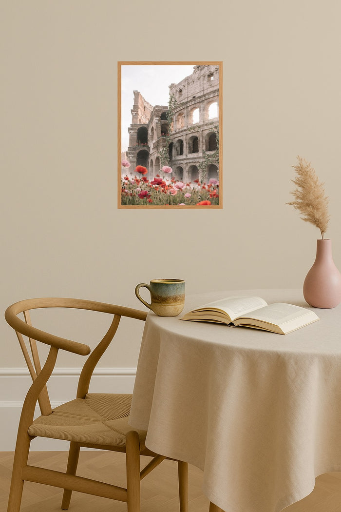 Poster mockup - Single poster in Nordic interior