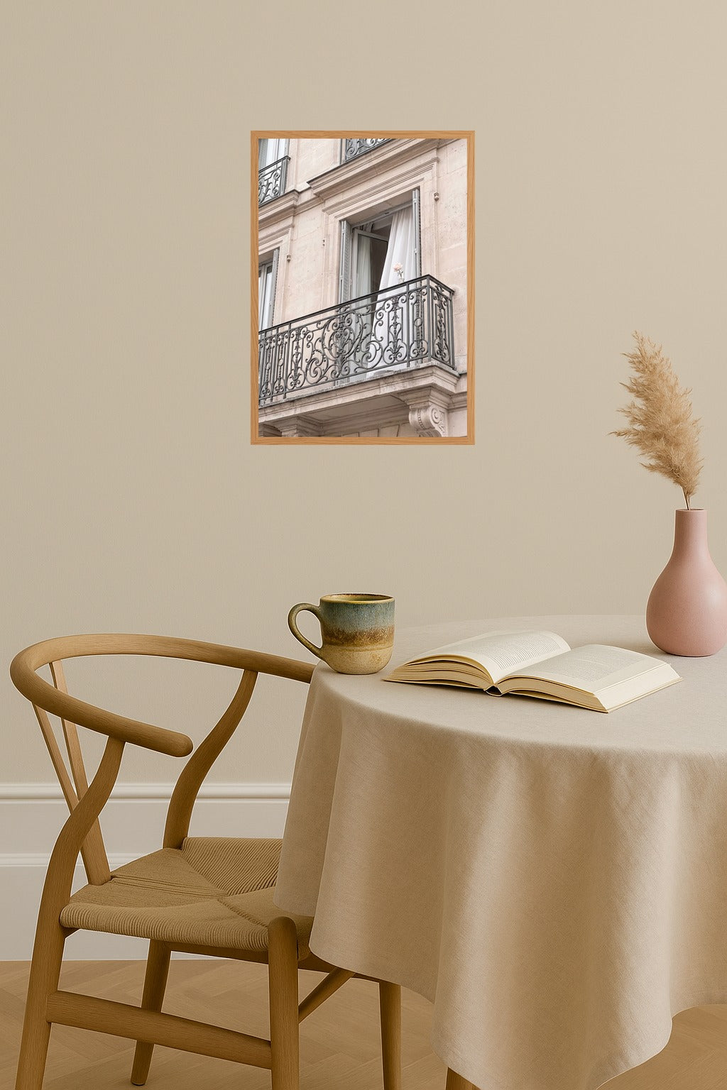 Poster mockup - Single poster in Nordic interior