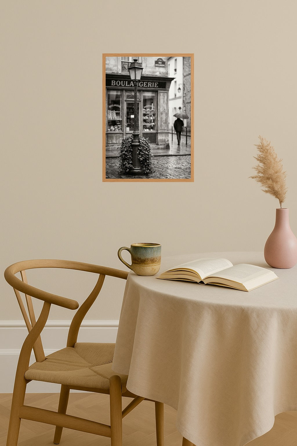 Poster mockup - Single poster in Nordic interior