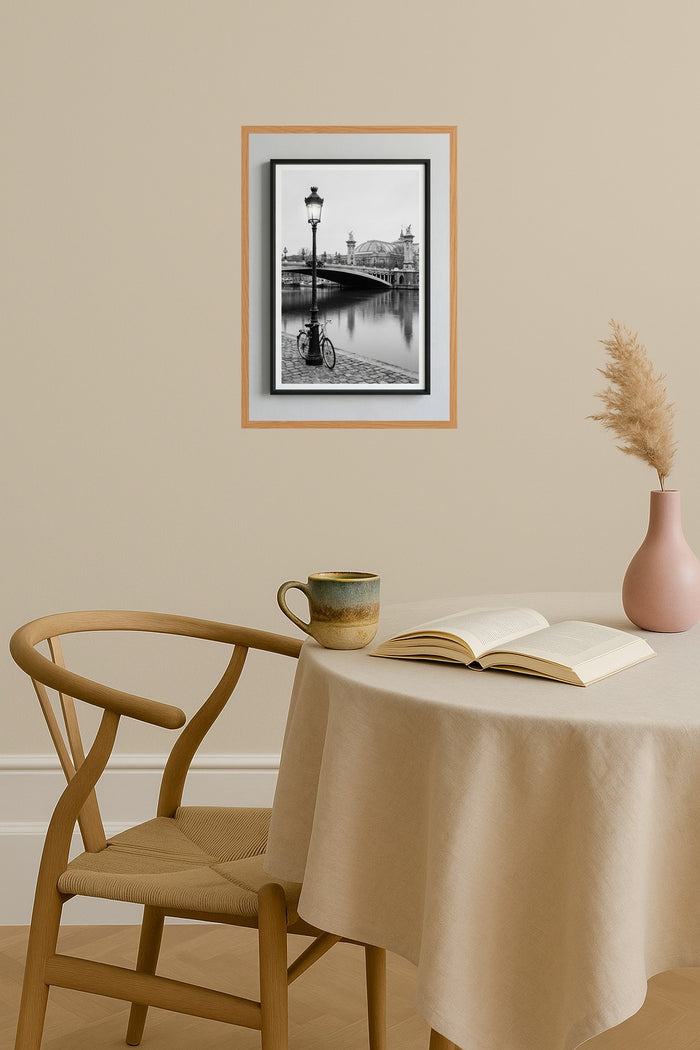 Poster mockup - Single poster in Nordic interior