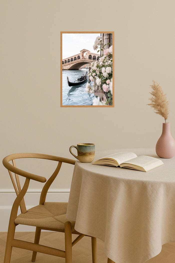 Poster mockup - Single poster in Nordic interior