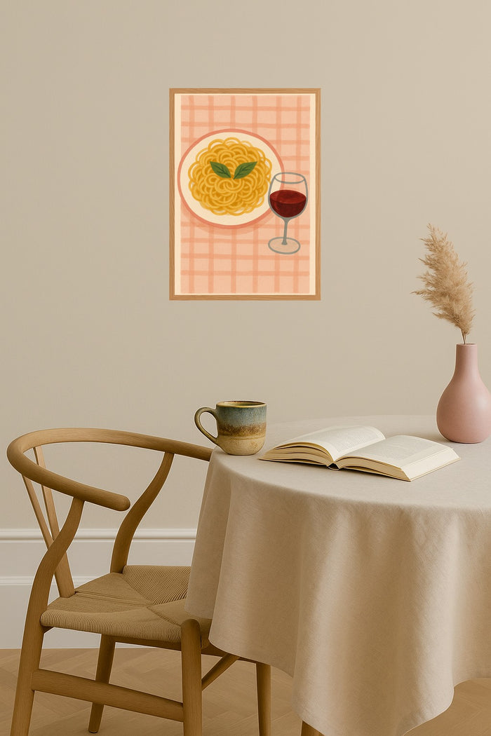 Poster mockup - Single poster in Nordic interior