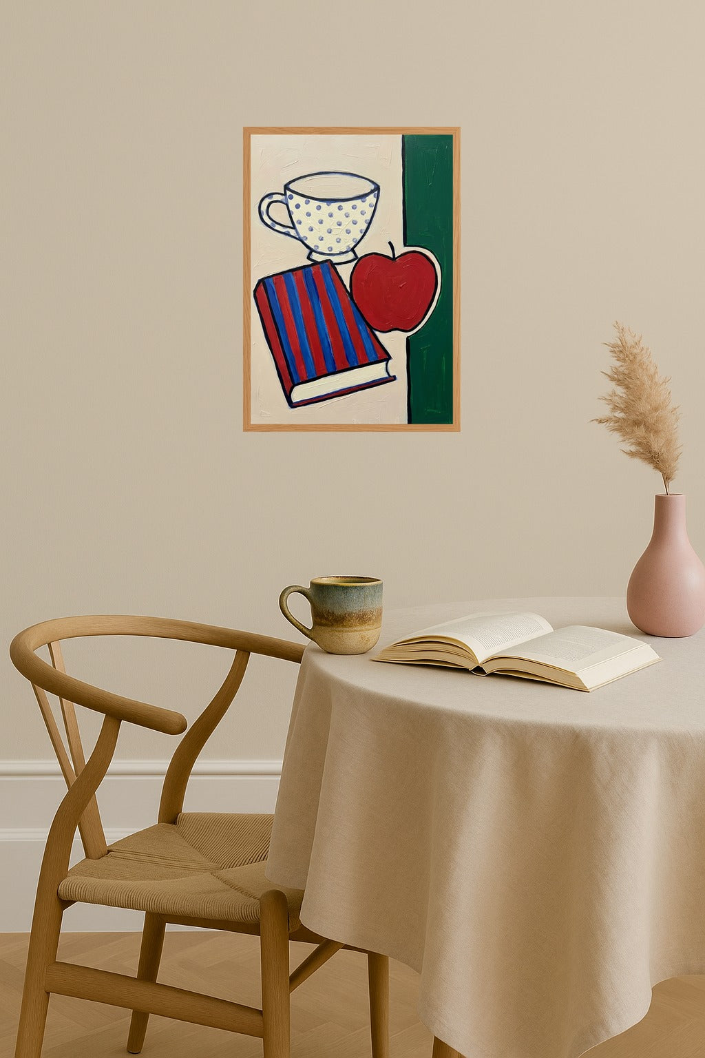 Poster mockup - Single poster in Nordic interior